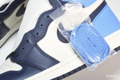 JORDAN 555088-140 RETRO OBSIDIAN HIGH AIR 1 UNC 0903